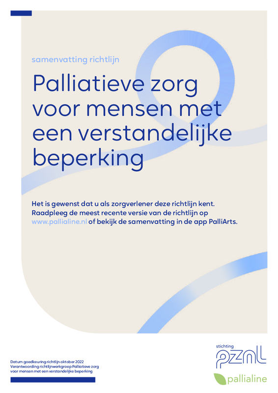 wat is palliatieve thuiszorg